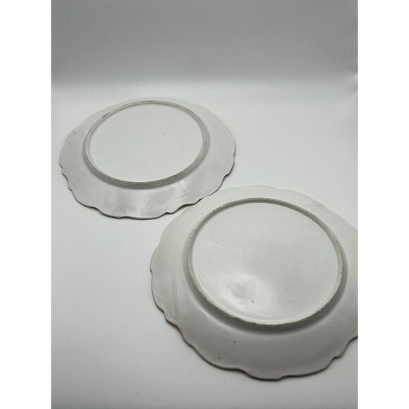 Mignon Z.S. & Co. Bavaria Decorative Floral Design 2 Plate Set Germany Used - Picture 3 of 5